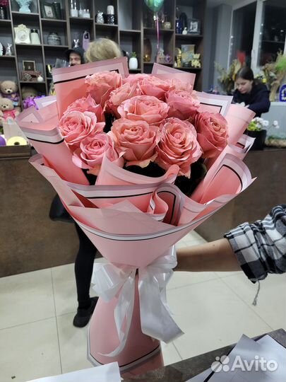 Премиум розы 90см