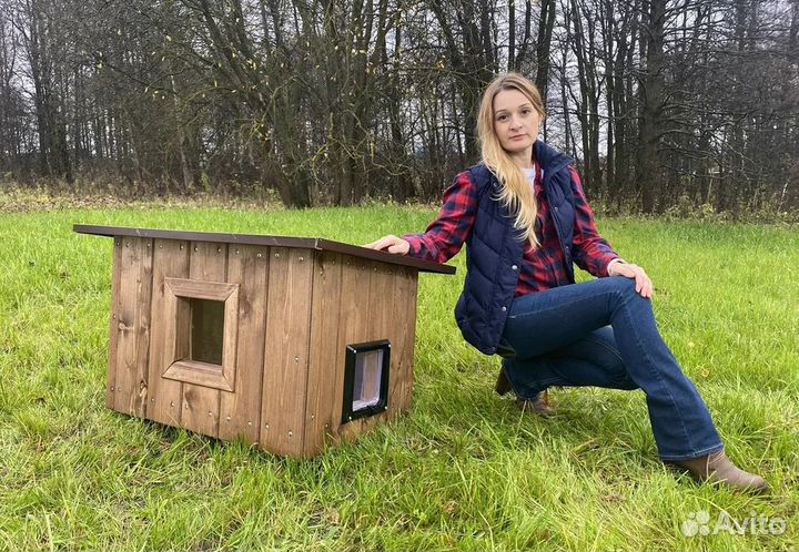 Будка конура для кошки