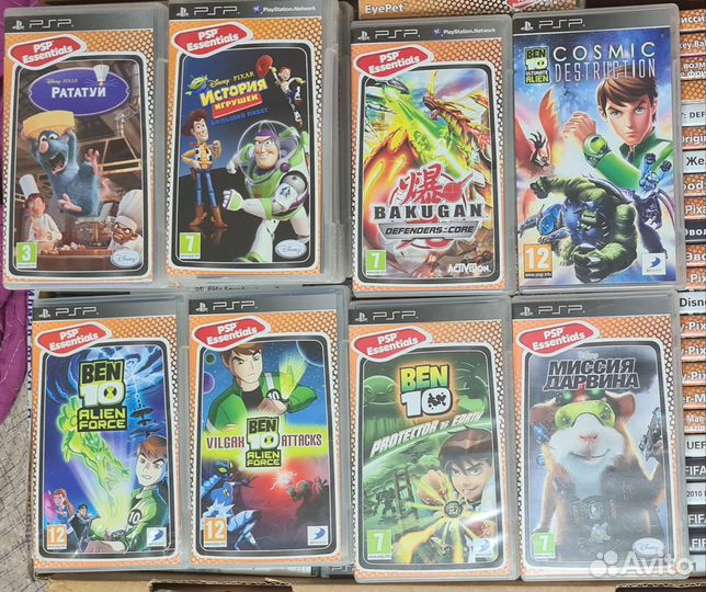 Коллекция игр для PSP