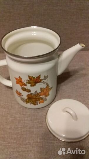 Кофейник эмалированный СССР