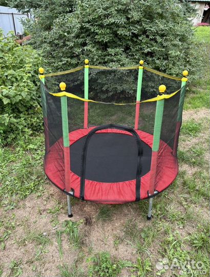 Детский батут с сеткой бу