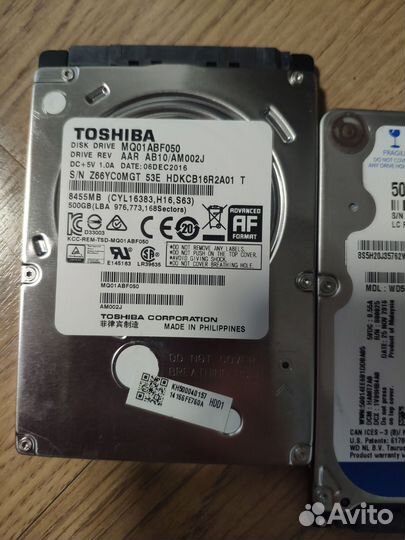 Жесткие диски 500gb 250 160 для пк и ноутбуков