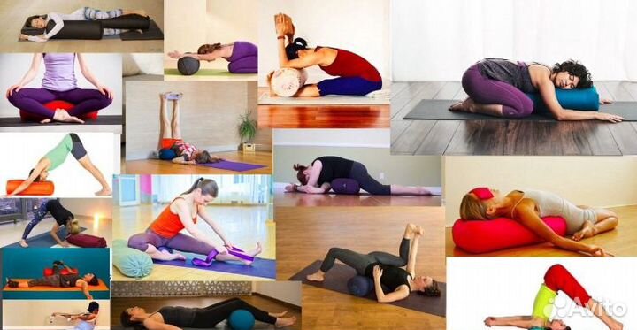 Болстер валик для йоги