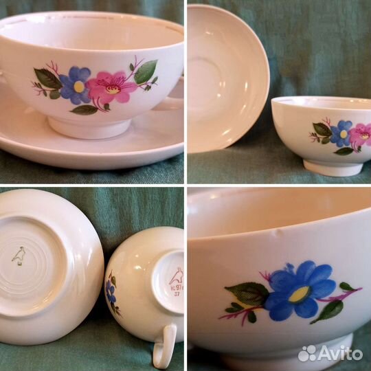Посуда, чайные пары, Блюдце,чашки, тарелки