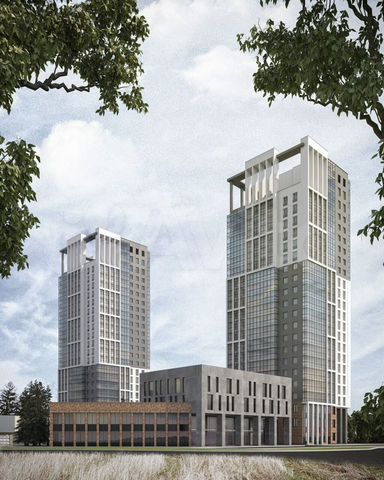 Квартира-студия, 97,4 м², 20/22 эт.