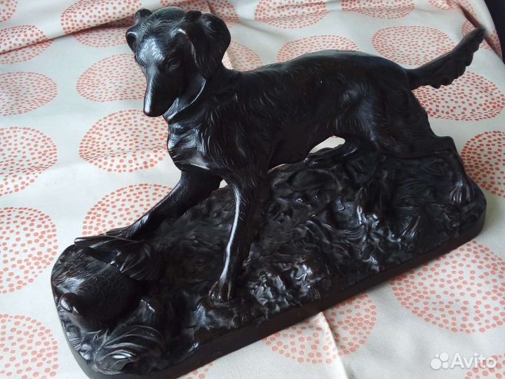 Каслинское литье.1913г.Сеттер в стойке