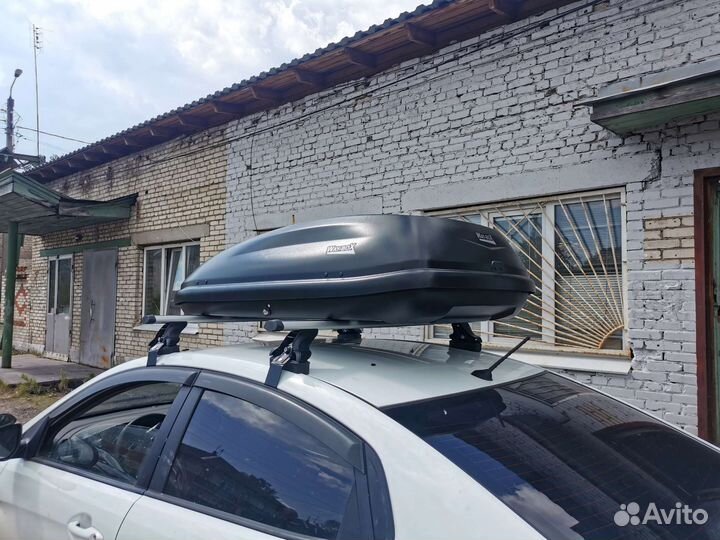 Автобокс Way-box 420 литров усиленный черный