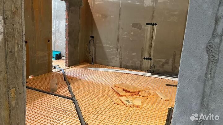 Теплый пол / Маты для водяного теплого пола