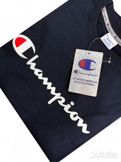 Синяя Футболка Champion