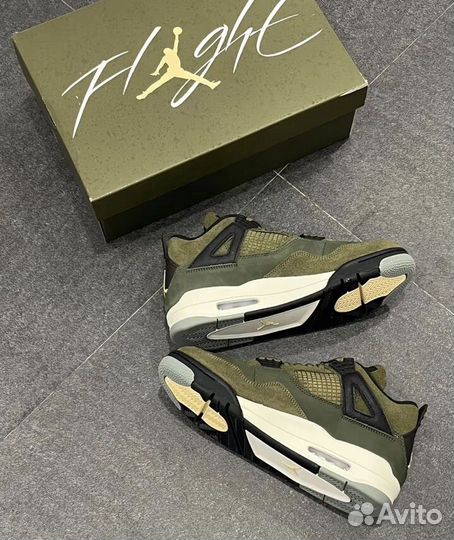 Nike air jordan 4 olive