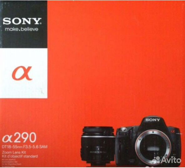 Фотоаппарат sony alpha 290