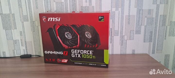 Видеокарта gtx 1050 ti msi