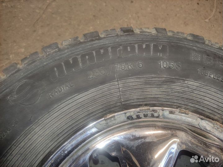 Колеса 235/75r15, 6*139.7 в сборе с резиной