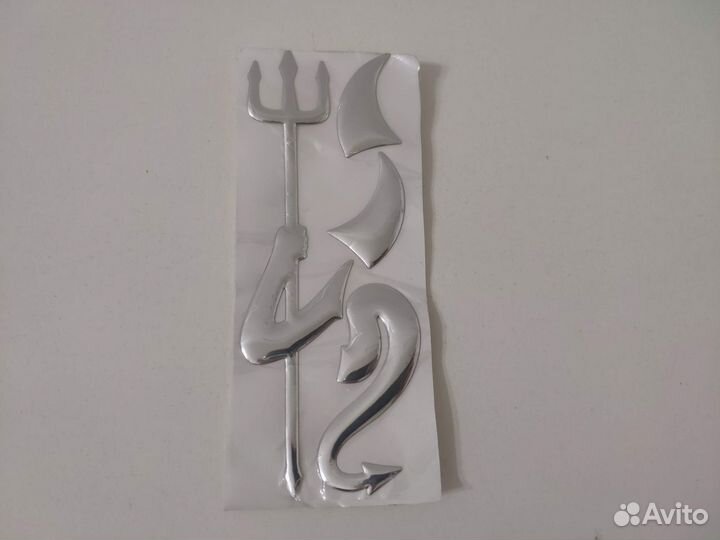 Автомобильные наклейки, черепа, демон, буквы