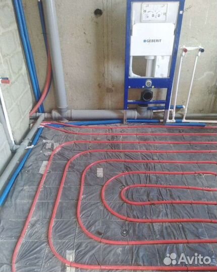 Водяной теплый пол, отопление