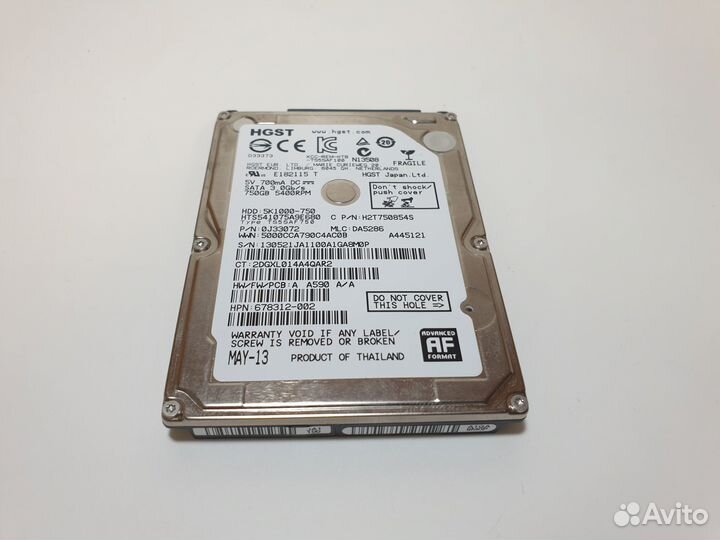 HDD 750Gb 2,5