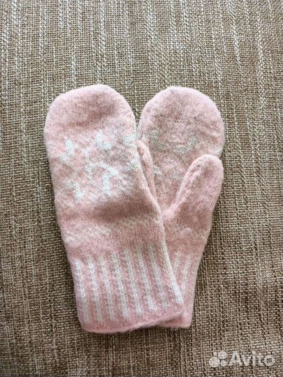 Варежки шерстяные