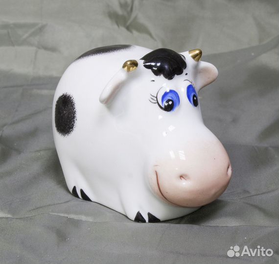 Статуэтка Корова, 1970-е годы, Сумский завод, высо