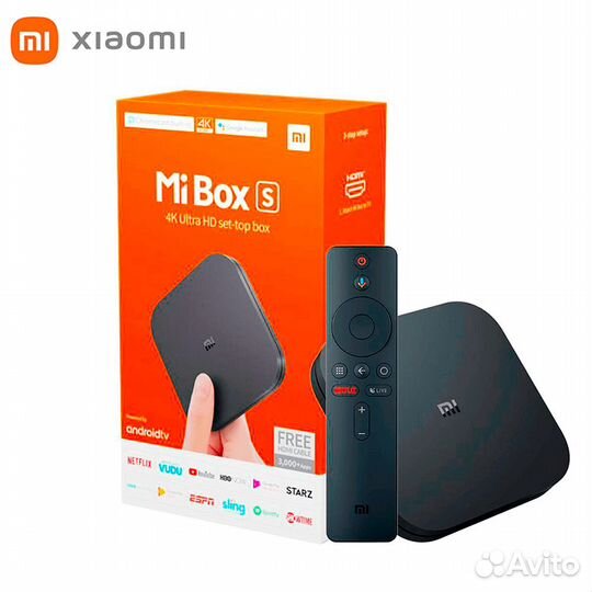 Медиаплеер Xiaomi Mi Box S 2nd Gen, новый