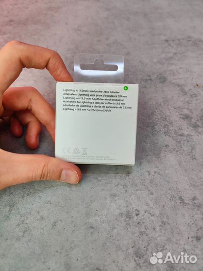 Переходник/Адаптер Apple Lightning - 3.5 mm