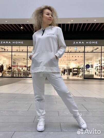 Спортивный костюм oversize с вышивкой на заказ