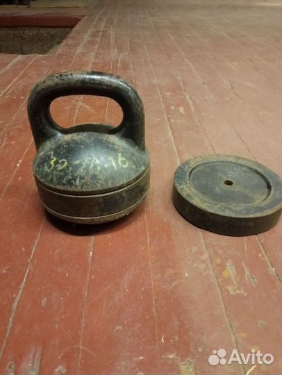 Гиря разборная 16 24 32 кг