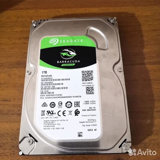 Жесткий диск 1 тб Seagate 3.5