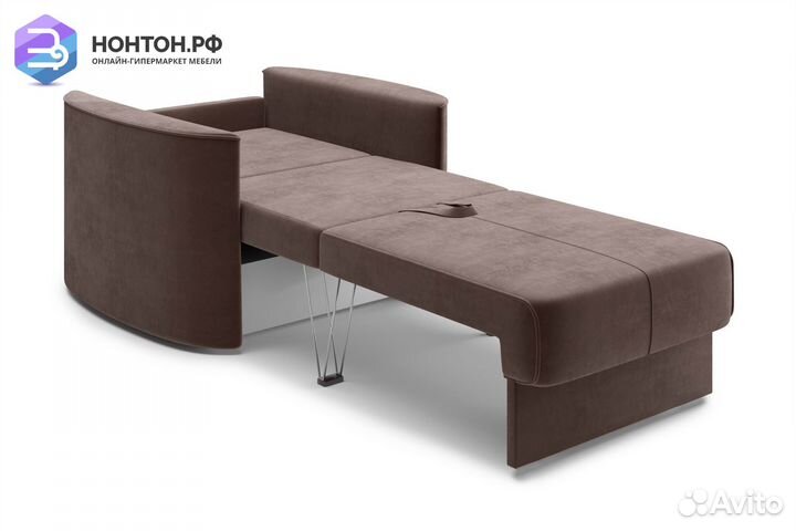 Кресло еврокнижка Колибри коричневое