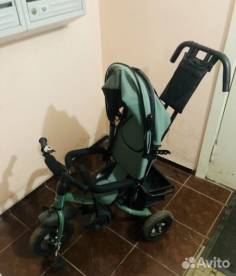 Велосипед с родительской ручкой