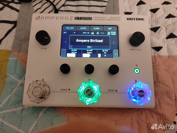 Hotone ampero ii stomp