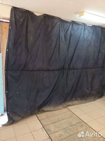 Утеплённая штора в гараж