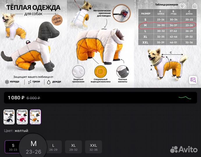 Комбинезон для маленькой собаки зима