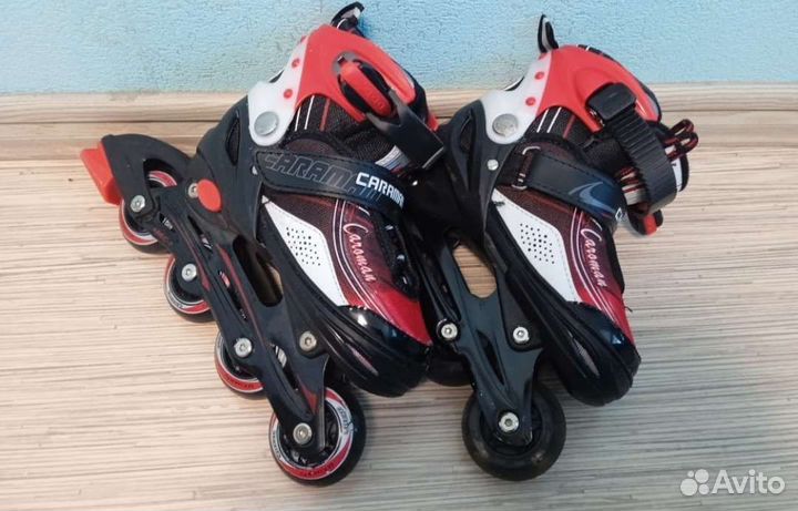 Коньки роликовые Caroman в идеальном состоянии