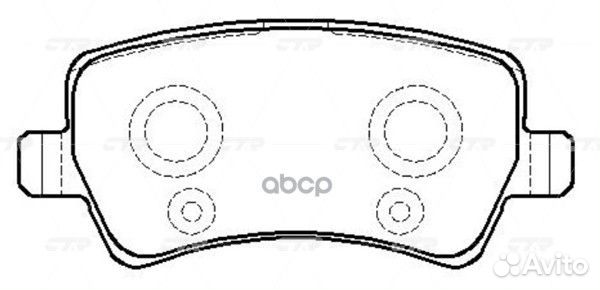 Колодки GK0173 CTR