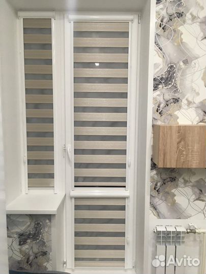 Жалюзи рулонные зебра