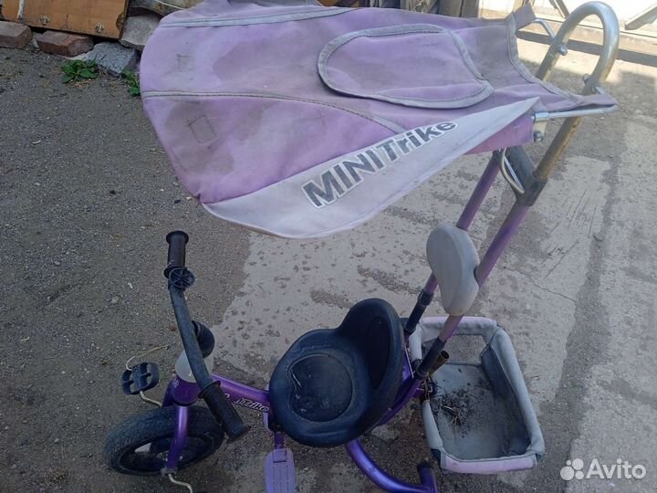 Детский трехколесный велосипед бу