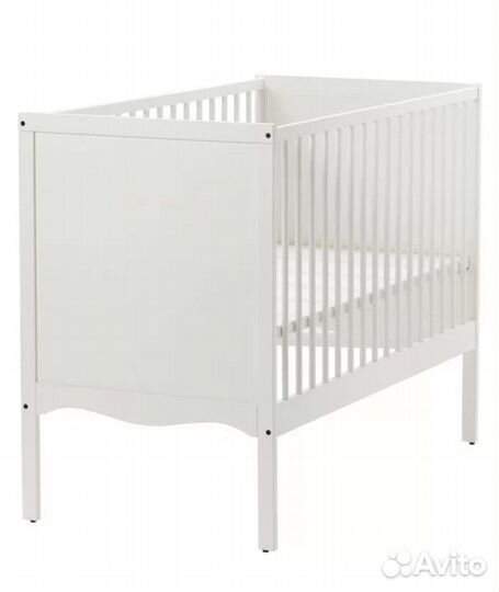 Кроватка IKEA Солгуль 60120, белый