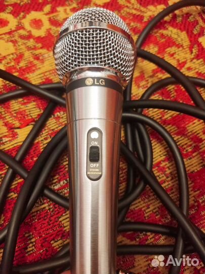 Микрофоны металлические для караоке