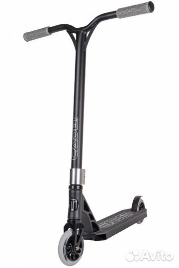 Самокат TechTeam Cadet трюковый, черно-серый