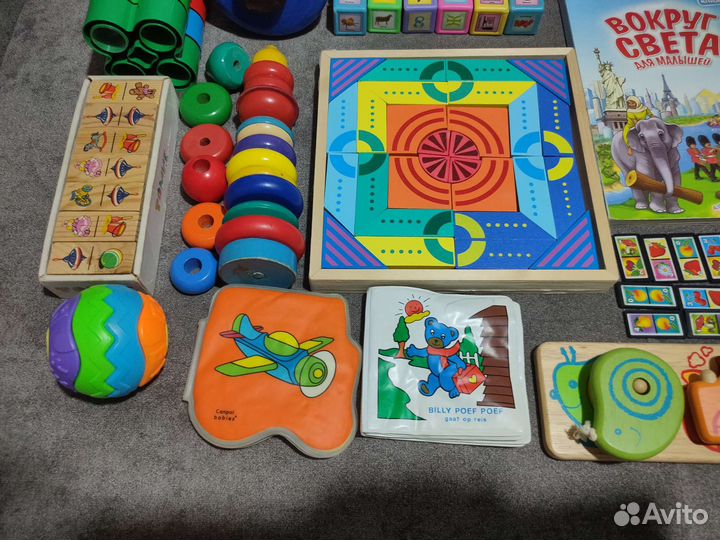 Развивающие игрушки пакетом от 0