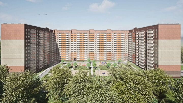 3-к. квартира, 73,3 м², 10/13 эт.