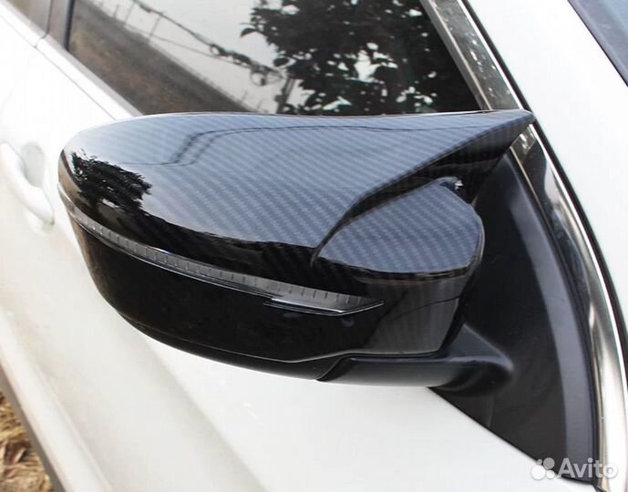 Накладка на зеркала ниссан кашкай