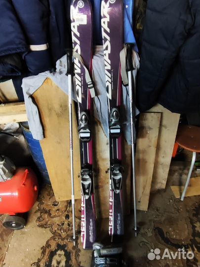 Горные лыжи 140 комплект