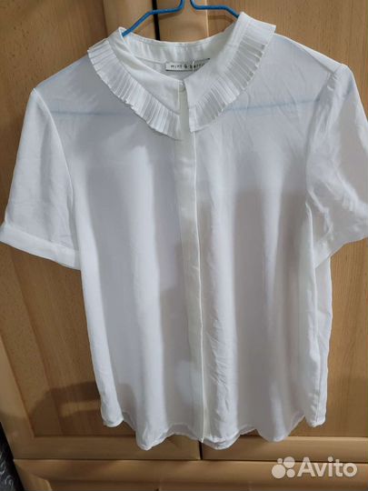 Блузка школьная белая новая