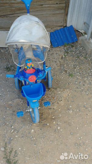 Велосипед коляска с ручкой