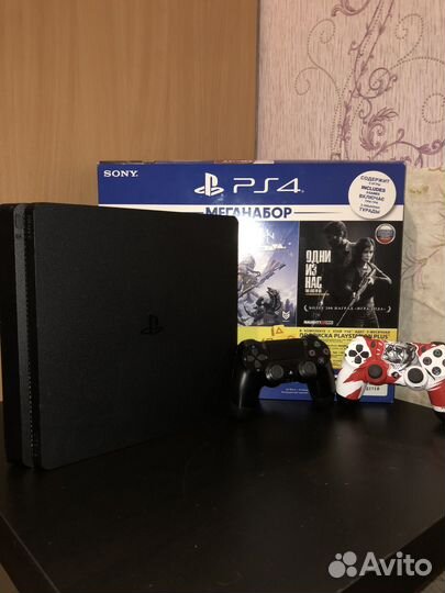 Sony Playstation 4 Slim 1Tb Много игр