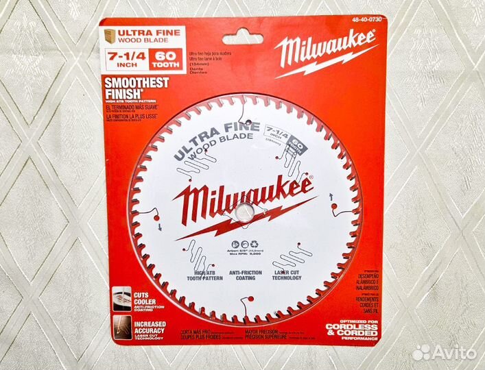 Диск для циркулярной пилы Milwaukee 7-1/4