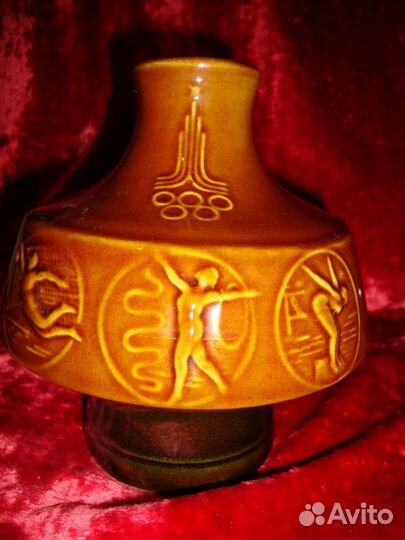 Ваза олимпиада-80 москва СССР керамика спорт