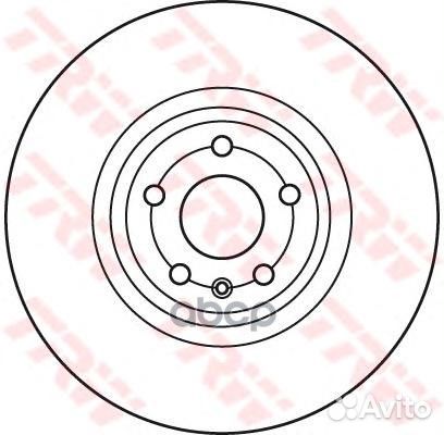 Диск тормозной перед DF6041S TRW