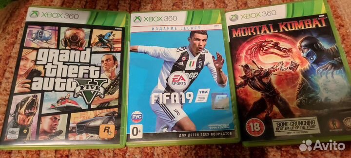 XboX 360 - Mortal Kombat, GTA 5, лицензи